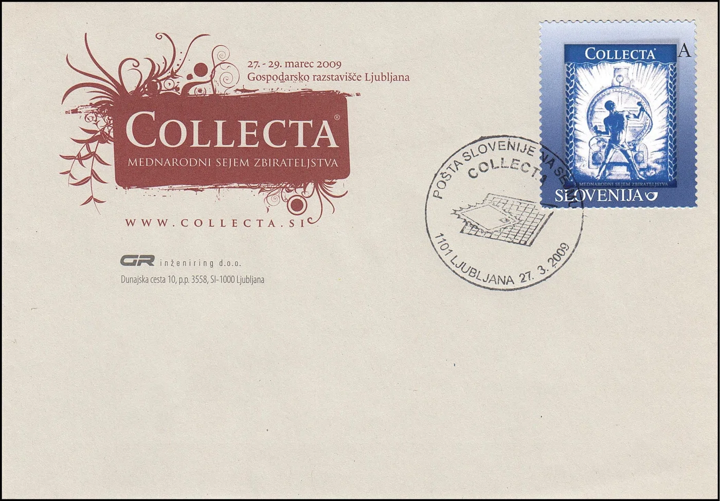 POŠTA SLOVENIJE NA SEJMU COLLECTA 2009